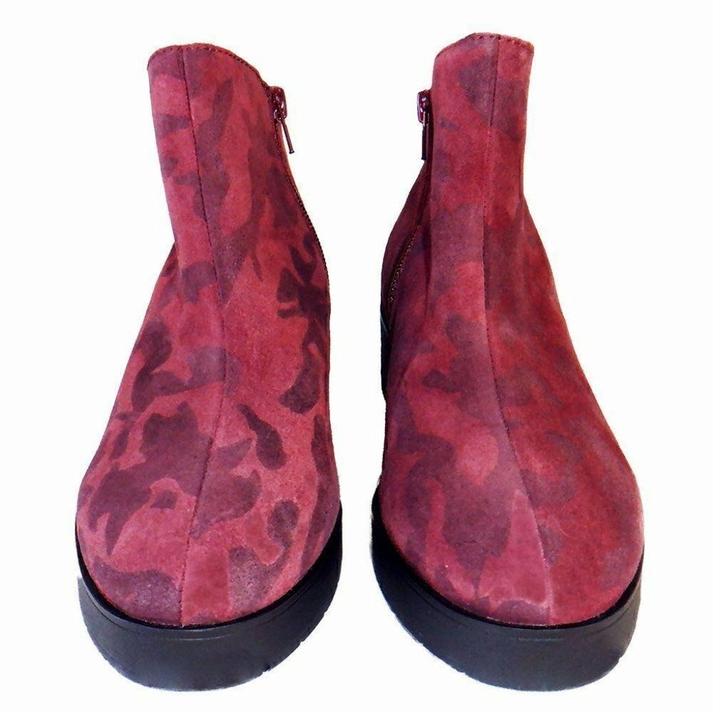 Lucky Brand sugar red Kameya ankle boots